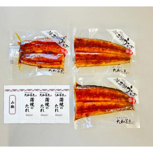 ＜静岡県浜名湖産・大和養魚＞うなぎ蒲焼ハーフカット
