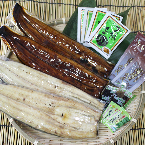 ＜謹製 浜名湖＞うなぎ蒲焼・白焼セット（長焼4人前）