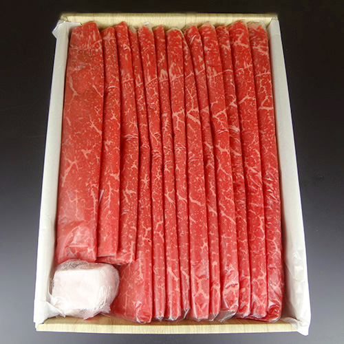 くまもと黒毛和牛プレミアム和王モモすき焼き用　420g