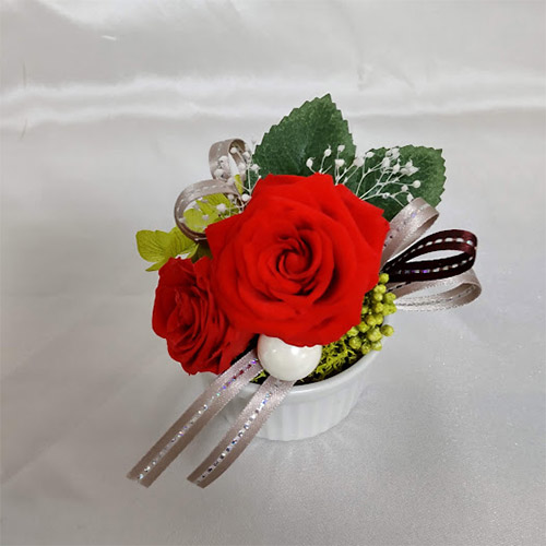 【母の日】★ANAショッピングオリジナル★＜日本料理 一乃松＞母の日御膳四畳半・母の日用ミニプリザセット【受注締め切り日：2026/4/30】