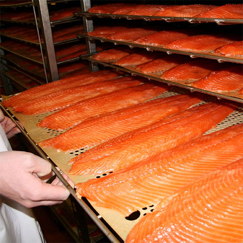 キングスモークサーモン半身600g