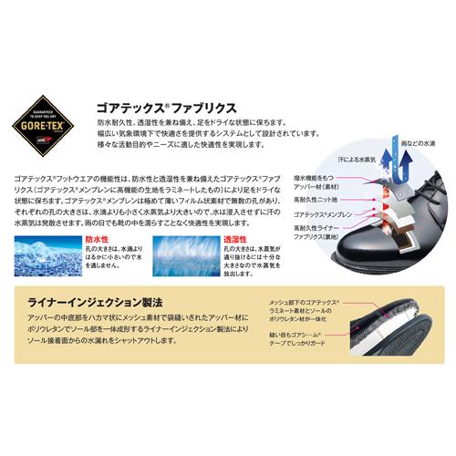 ＜通勤快足＞ゴアテックス Uモカ TK3308