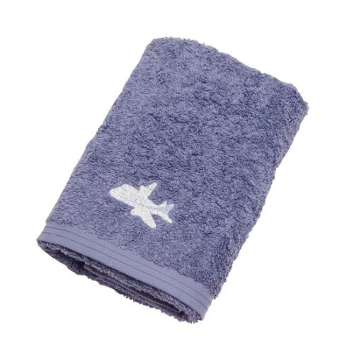 ＜ホットマン＞ANAショッピングオリジナル飛行機刺繍入り　タオルセット（ハンドタオル２枚）