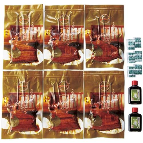 ＜うなぎ割烹一愼＞監修うなぎ串蒲焼6串