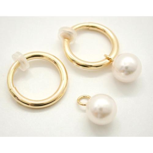 Ｋ１８　２ＷＡＹパールイヤリング