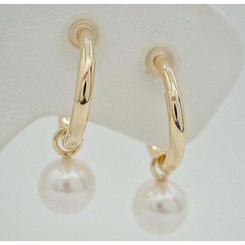 Ｋ１８　２ＷＡＹパールイヤリング