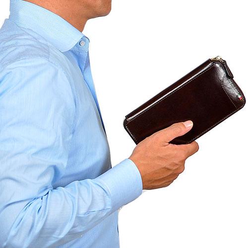 ＜ミラグロ＞イタリアンレザー・ギャルソンウォレット