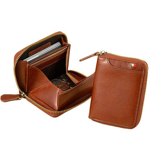 ＜ミラグロ＞イタリアンレザー・横型ボックスコインケース