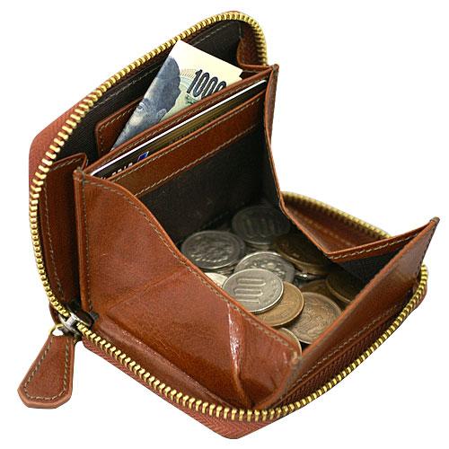 ＜ミラグロ＞イタリアンレザー・横型ボックスコインケース