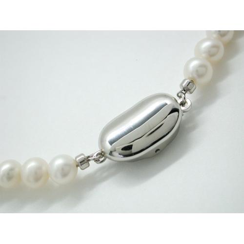 ＜グランブルー＞ベビーパールロングネックレス