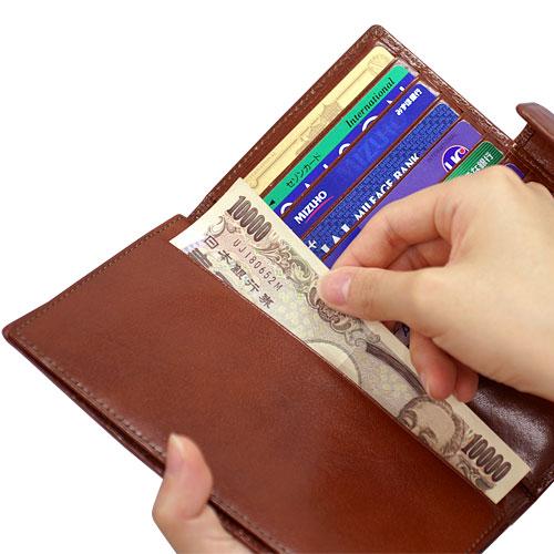 ＜ミラグロ＞３０枚カード収納財布