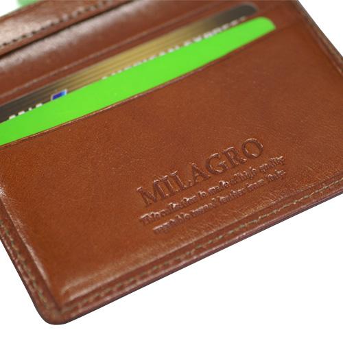 ＜ミラグロ＞定期入れ付カードケース