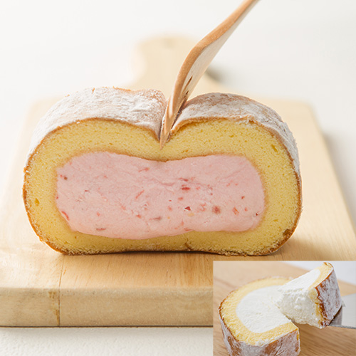 ＜新杵堂＞スーパースターロール詰め合わせ（スーパースターロール＆ストロベリースターロール）