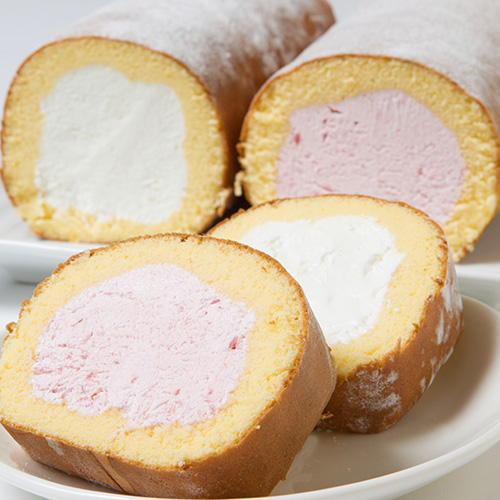 ＜新杵堂＞スーパースターロール詰め合わせ（スーパースターロール＆ストロベリースターロール）