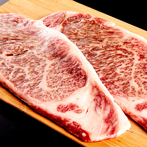 【岩手県】八幡平牛ロースステーキ150g×2