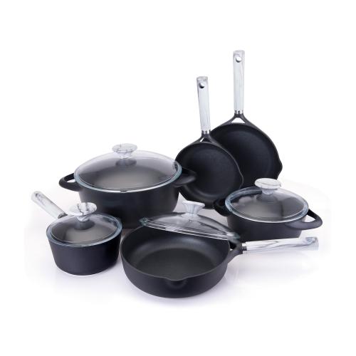 ＜フライシャー＆ウォルフ＞アルミキャスト・ノンスティックグリルパン28cm