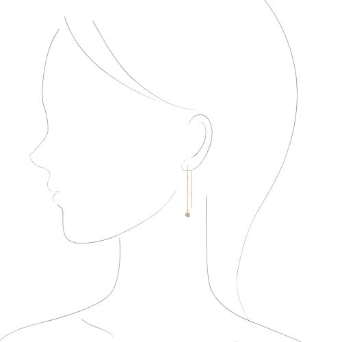 ＜HASUNA＞＊4月誕生石 Timelessアメリカンピアス