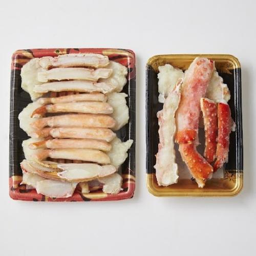 たらば・ずわい食べ比べ