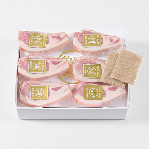 ＜平田牧場＞金華豚 ロースステーキギフト6枚