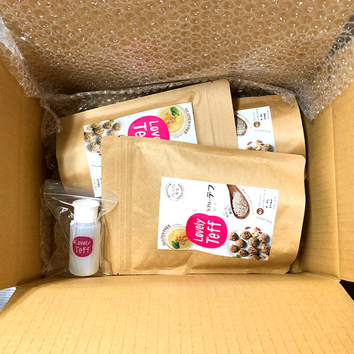 【2017年より国際線ビジネスクラス・ファーストクラス機内食に採用！】ラブリーテフフレーク3個セット