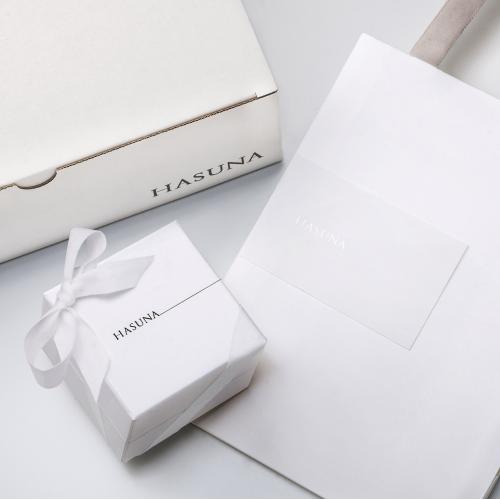 ＜HASUNA＞luxe タックピン あこや真珠 ホワイト