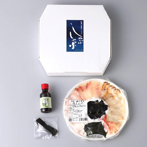 新潟＜佐渡のごっつお＞天然あわびと海の幸のしゃぶしゃぶ