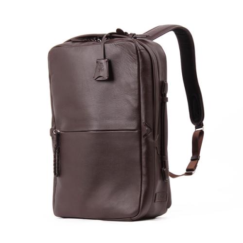 ＜PID＞エクリール 撥水レザースクエアリュック PAZ102