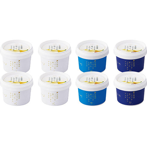 ＜ANAオリジナル＞北海道ミルクを使ったとびっきりアイス～バナナセレクション～ 8個入り