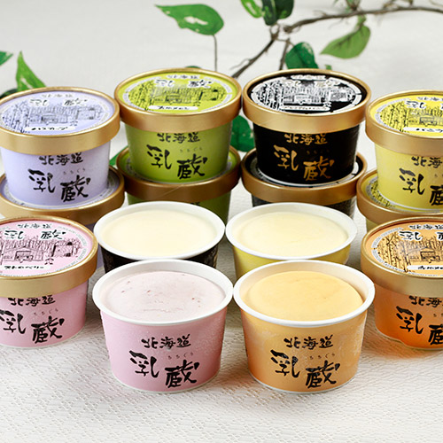 乳蔵北海道アイスクリーム 6種 14個