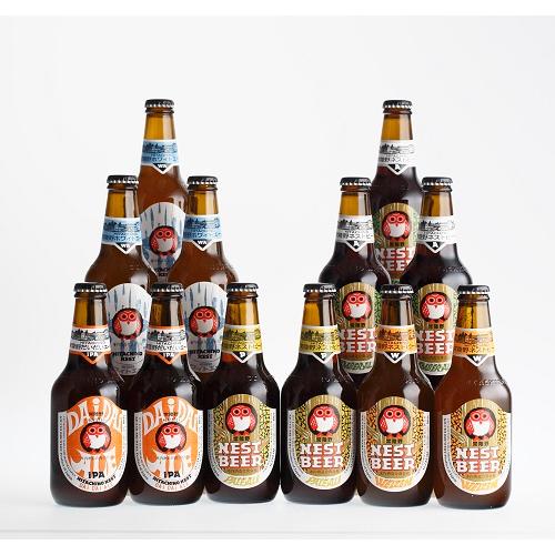 ＜常陸野ネストビール＞だいだいエール入　12本セット