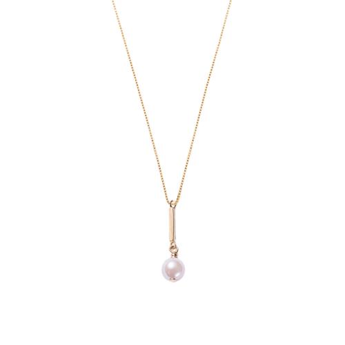 ＜HASUNA＞＊6月誕生石 Signature ネックレス あこや真珠