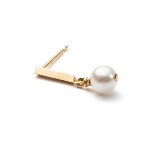 ＜HASUNA＞＊6月誕生石 Signature ピアス あこや真珠