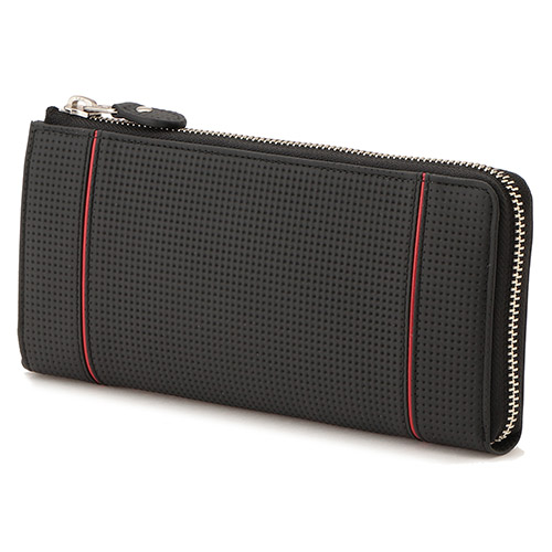 ＜ノイインテレッセ＞レンクラッド ファスナー長財布ハニーセル