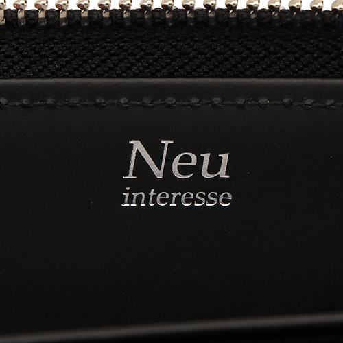 ＜ノイインテレッセ＞レンクラッド ファスナー長財布ハニーセル