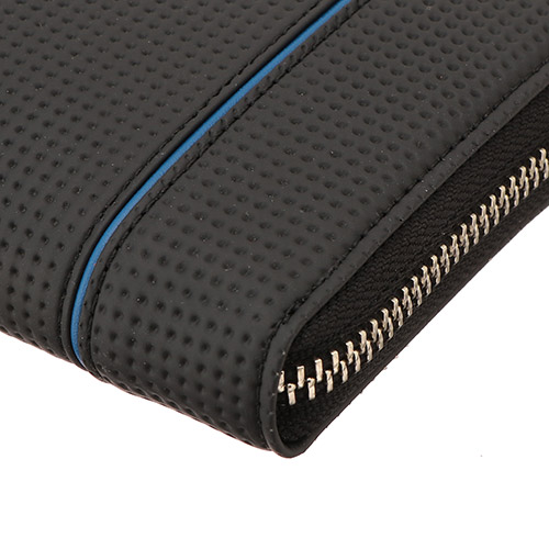 ＜ノイインテレッセ＞レンクラッド ファスナー長財布ハニーセル