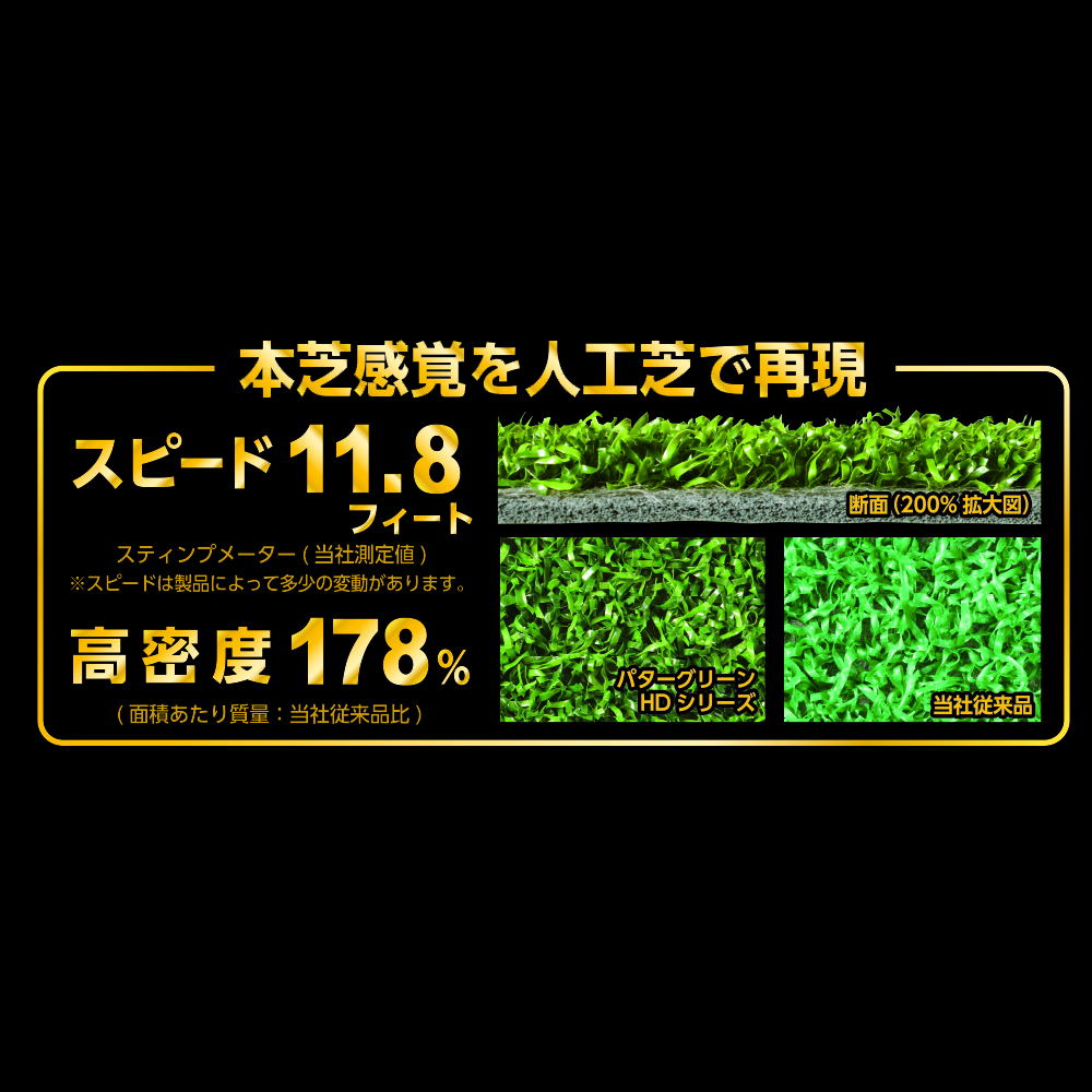 【ゴルフ練習機】ダイヤパターグリーン HD2020（TR-475）