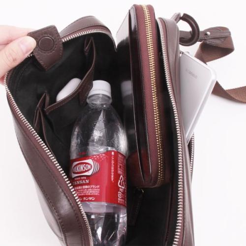 ＜PID＞ecrireシリーズ 撥水レザー ボディバック PAZ104