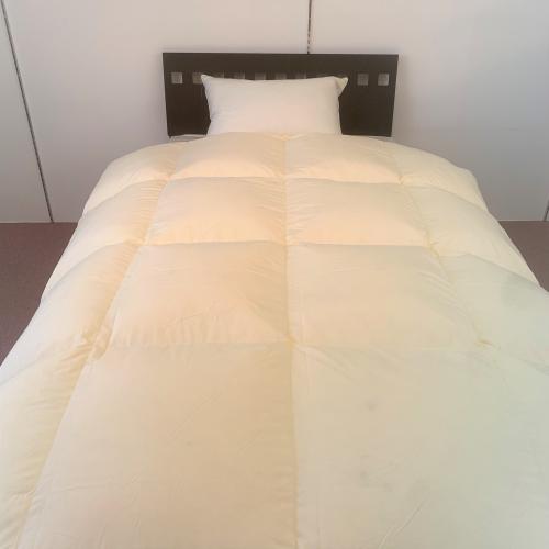 ドイツ産ホワイトダックダウン85％使用 羽毛掛け布団（シングル）