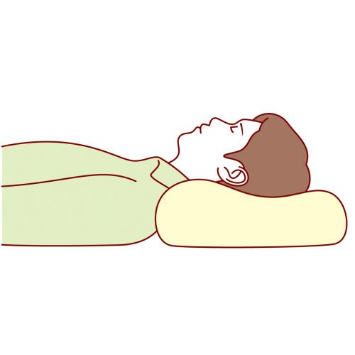 ＜テンピュール＞オリジナルネックピローS+＜エアーかおる＞消臭枕カバー（パステルピンク）特別セット