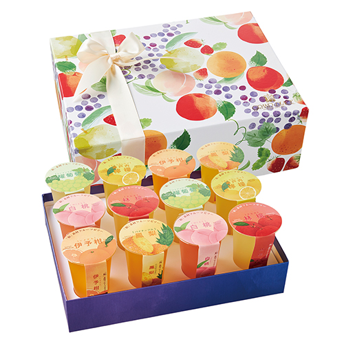 ＜グランプラス＞和素材フルーツゼリー12個【受注締め切り日：2026/8/22】