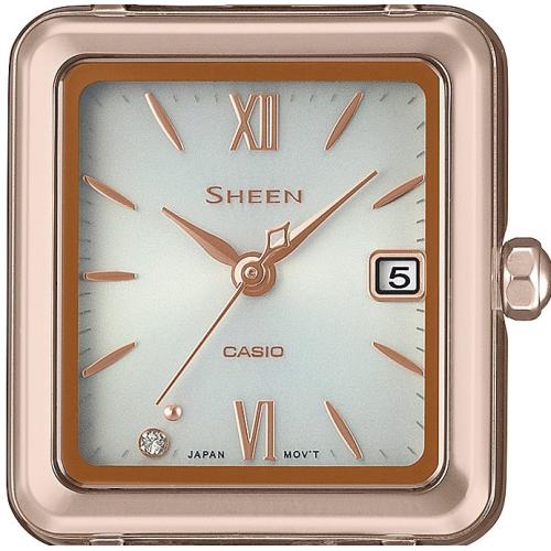 ＜カシオ＞SHEEN ソーラーウォッチ SHS-D400CGL-7AJF