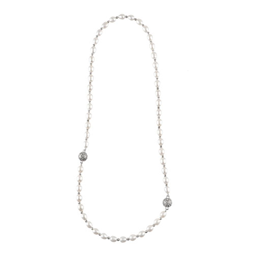 ＜ミワ＞淡水パールコンバーチブルネックレス