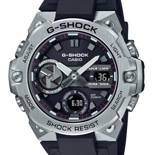 ＜カシオ＞G-SHOCK G-STEEL Bluetooth搭載ソーラーウォッチ GST-B400-1AJF
