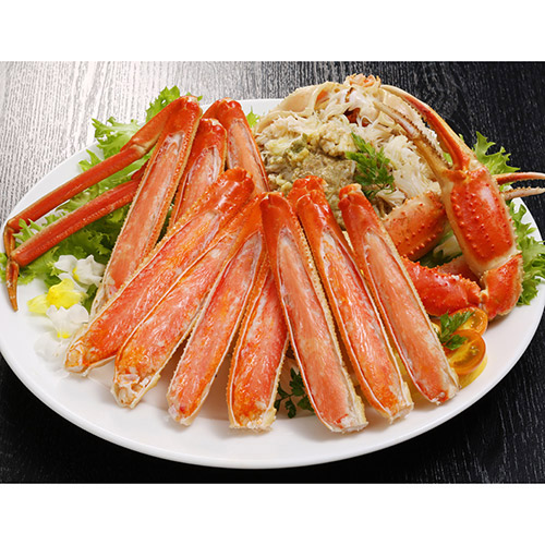 ロシア産　北海道加工ボイルずわいがに 2杯 1.6kg