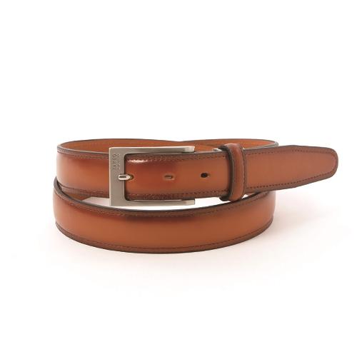 ＜タケオキクチ＞ビジネスベルト グラデーション仕上げ