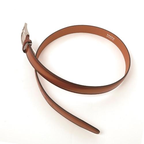 ＜タケオキクチ＞ビジネスベルト グラデーション仕上げ