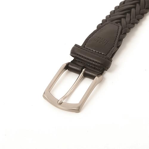 ＜タケオキクチ＞カジュアルベルト グラデーション仕上げのレザーメッシュ