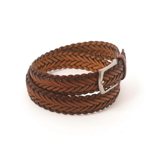 ＜タケオキクチ＞カジュアルベルト グラデーション仕上げのレザーメッシュ