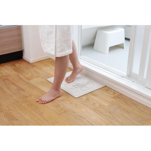 ＜なのらぼ＞足快バスマット コンパクト