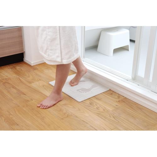 ＜なのらぼ＞足快バスマット コンパクト